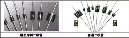 瞬態(tài)抑制二極管、普通二極管